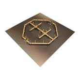 Octagonal Brass Burner/Square Plate - CFBO280